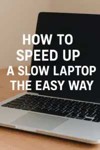 How to speed up a slow laptop the easy way