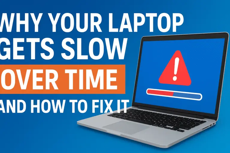 why yout laptop gets slow overtime