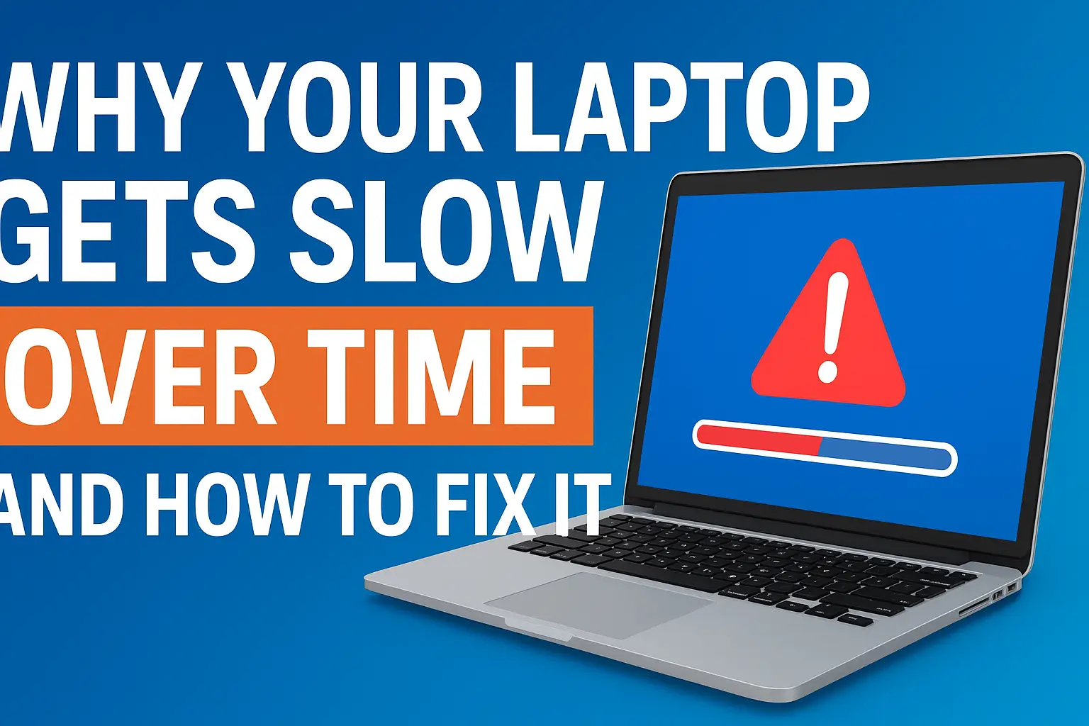 why yout laptop gets slow overtime
